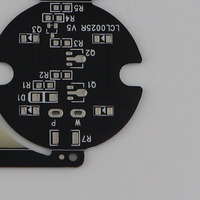 Surface HAL matérielle noire simple face de carte PCB FR4 pour la position avant de position arrière de marqueur latéral de dégagement de lumière de LED d'automobile