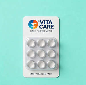 Emballage personnalisé pour pilules recyclables, boîte <span class=keywords><strong>de</strong></span> présentation en blister unique, pelliculage mat, emballage portable en papier/carton pour médicaments - Product Image 2