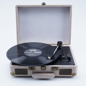 Décoration de la maison haut-parleur stéréo valise vinyle tourne-disque mécanisme en bois musique à la mode Phono cartouche <span class=keywords><strong>AT3600L</strong></span> - Product Image 4