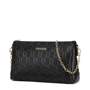 Sacs à main de soirée <span class=keywords><strong>FOXER</strong></span> de haute qualité en cuir véritable avec chaîne dorée, sacs à main pour femmes, sacs à bandoulière latéraux pour femmes 2025 - Product Image 2