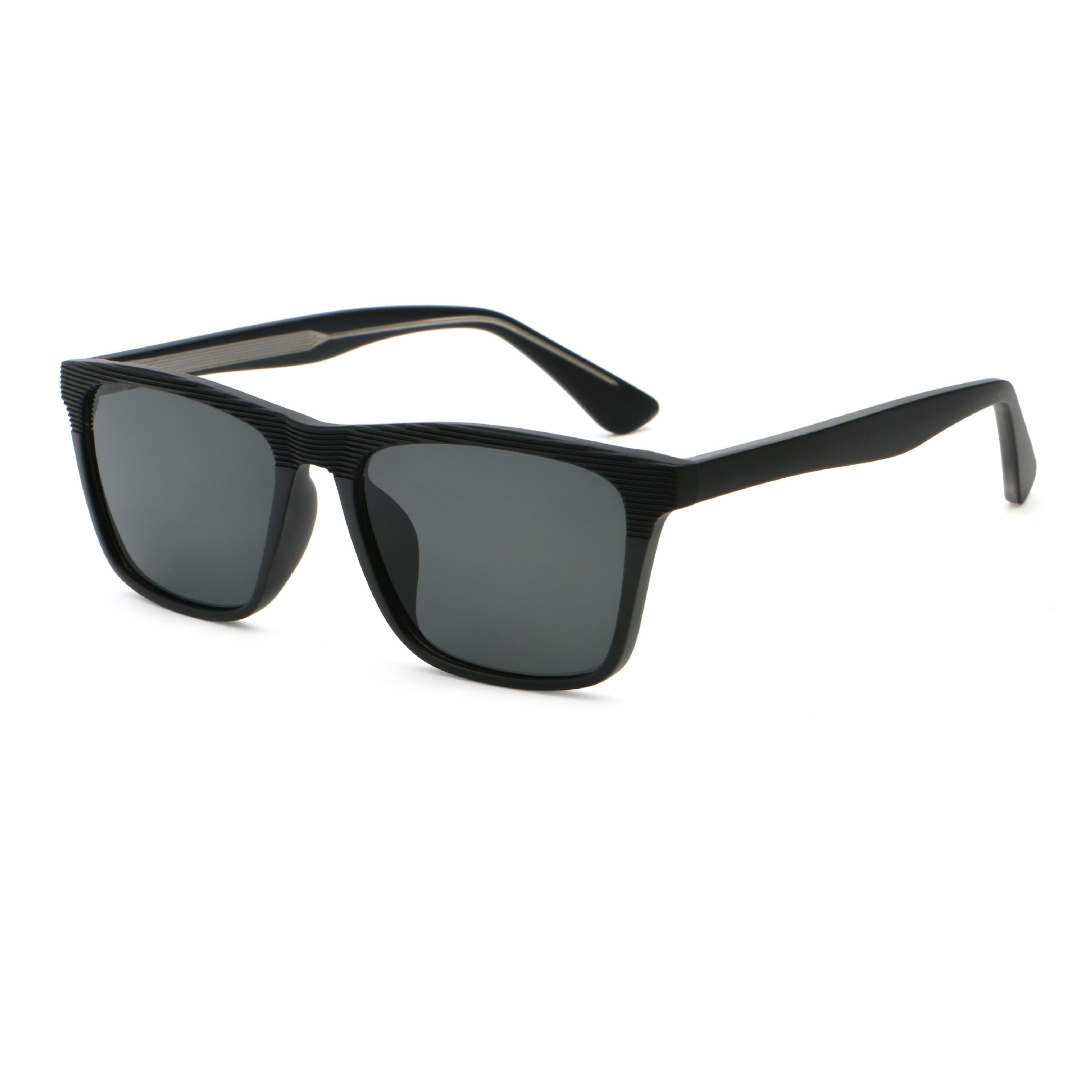 Monture C1 Noir Sable, Verres Entièrement Gris