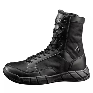 Zapatos de senderismo al aire libre para hombre, <span class=keywords><strong>botas</strong></span> tácticas de desierto de <span class=keywords><strong>montaña</strong></span>, <span class=keywords><strong>impermeables</strong></span>, transpirables, de cuero nobuk, suela intermedia de TPU superior, bota de goma - Product Image 4
