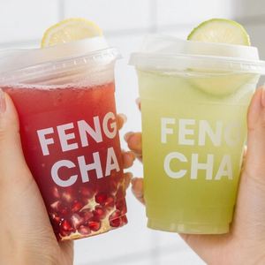 Gobelets à bulles en plastique PP personnalisés de 90 mm avec logo imprimé pour boissons froides, thé au lait, estampage à chaud doré - Product Image 2