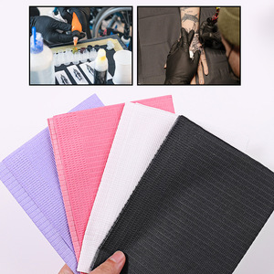 50 PCS 3 Plis <span class=keywords><strong>Rose</strong></span> Bavoirs Dentaires Jetables Nail Art Table Tapis Pliable Ongles <span class=keywords><strong>Papier</strong></span> Serviettes - Product Image 5