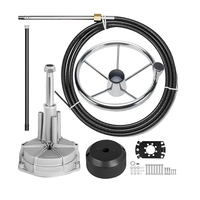 Volant rotatif marin de 14 pieds Câble de direction pour bateau Yach