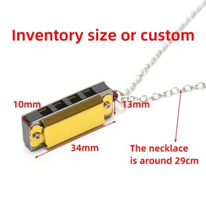 <span class=keywords><strong>Micro</strong></span> <span class=keywords><strong>Harmonica</strong></span> Jouet Mini Collier En Métal Harmonicas Musique Bouche <span class=keywords><strong>Harmonica</strong></span> Jouet 4 Trous Outil Musical, Halloween Cadeau De Noël - Product Image 3
