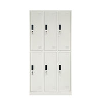 Casier en acier à porte simple, verrouillable, durable et réglable, direct usine, pour vestiaire de salle de sport, hôtel, vente en gros