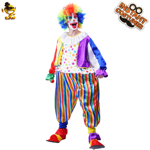 Mono de payaso gordo <span class=keywords><strong>para</strong></span> <span class=keywords><strong>Halloween</strong></span> <span class=keywords><strong>para</strong></span> hombre, traje de payaso divertido colorido <span class=keywords><strong>para</strong></span> fiesta de rol - Product Image 3