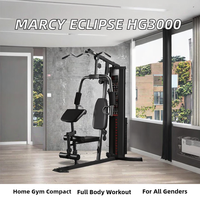 Gymnase compact à domicile avec pile de poids de 68 kg, équipement de fitness multi-gym à station unique pour usage domestique