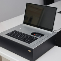 Système de levage d'écran d'ordinateur de bureau, élévateur d'écran LCD escamotable, système de conférence, conception motorisée escamotable avec fonction de traduction