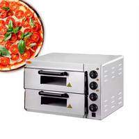 Nouveau Four à Sole Électrique Industriel et Commercial pour Pizza, Pain et Gâteaux, Équipement de Boulangerie Personnalisé, 2 Niveaux, 2 Plaques, pour Farine