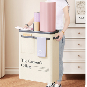 Scatola portaoggetti <span class=keywords><strong>per</strong></span> yoga rettangolare pieghevole in tessuto, multiuso, portatile, mobile, organizer <span class=keywords><strong>per</strong></span> accessori e tappetini da yoga - Product Image 2