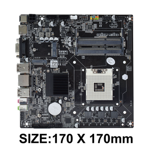 เมนบอร์ด Mini-ITX แบบบาง HM65ใหม่รองรับ <span class=keywords><strong>Intel</strong></span> 2ND 3rd แล็ปท็อป CPU 2X DDR3 SO-DIMM SATA2.0 SSD NVMe HM65เมนบอร์ด Mini-ITX - Product Image 2