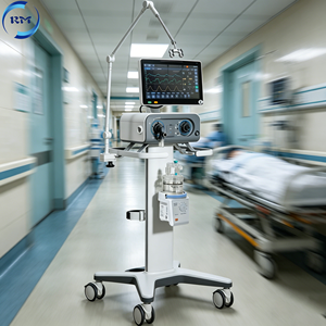 Ventilateur de soins intensifs mobile professionnel avec chariot pour le traitement <span class=keywords><strong>respiratoire</strong></span> - Product Image 3