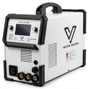 Máquina <span class=keywords><strong>de</strong></span> Soldadura <span class=keywords><strong>MIG</strong></span> Semiautomática con Pantalla LCD CTM250 PRO, Inversor <span class=keywords><strong>de</strong></span> Doble Pulso, Soldador TIG MMA <span class=keywords><strong>para</strong></span> Aluminio - Product Image 3
