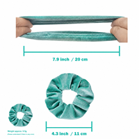 Chouchous en velours doux de qualité supérieure, couleur unie, élastiques pour cheveux, attaches pour queue de cheval, accessoires capillaires tendance pour femmes, vente en gros