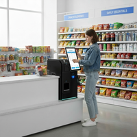 Machine de point de vente prête à être expédiée, écran tactile avec imprimante intégrée, en stock