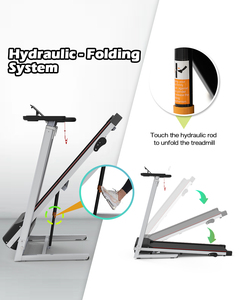 경사 265 Lbs 용량 접이식 디딜 방아 <span class=keywords><strong>3</strong></span> 레벨 경사 0.5/7.5 MPH 가정용 휴대용 디딜 방아 - Product Image 5