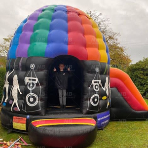 Cúpula de discoteca inflable de diferentes tamaños personalizada, castillo hinchable, <span class=keywords><strong>casa</strong></span> de fiesta de baile de salto <span class=keywords><strong>para</strong></span> <span class=keywords><strong>alquilar</strong></span> - Product Image 6