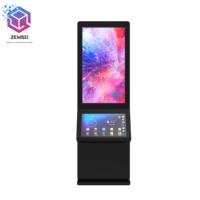 Écran tactile numérique tout-en-un LCD de 55 pouces, affichage dynamique, recherche d'informations, kiosque en libre-service