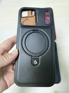 Étui de Téléphone en Cuir de Luxe Premium avec Anneau Magnétique pour iPhone 17 Pro Max 15 16 17 S26 - Product Image 6