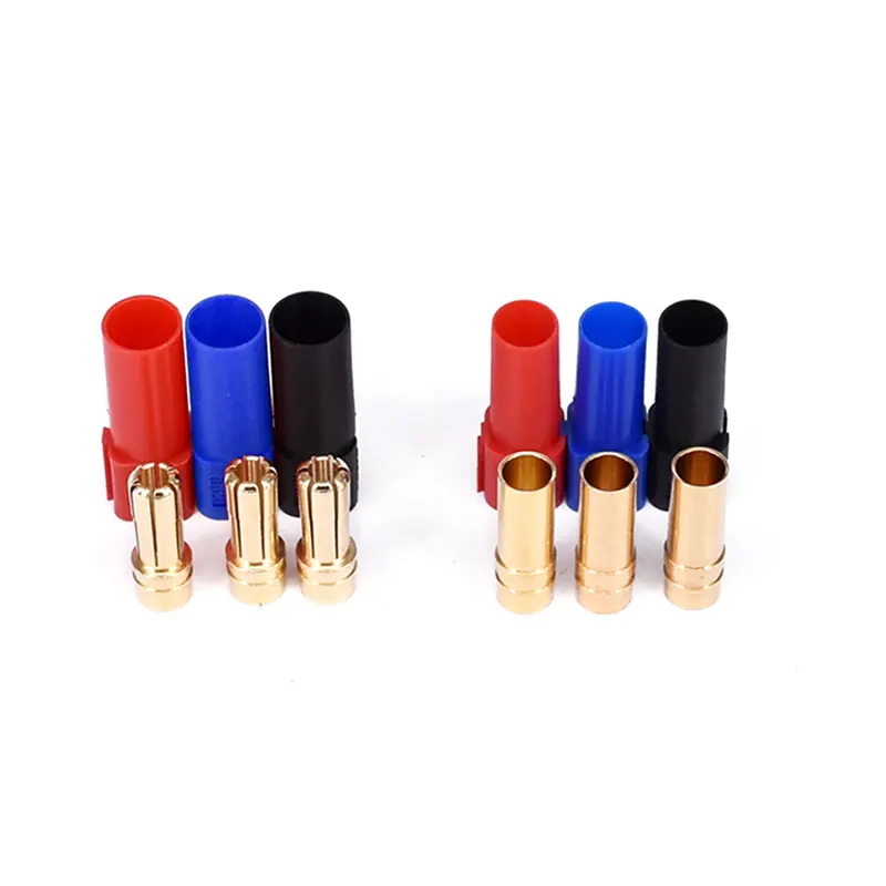 AMASS XT150 Connector High Rated current Adapter 6mm bullet connector gold plated banana plug LiPo Battery XT150 plug For RC