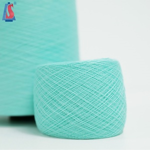 Fil de tissage de t-shirt en tissu mélangé en nylon acrylique PBT expédition rapide pour jauge 7 9 12GG fil à tricoter teint à la machine - Product Image 1