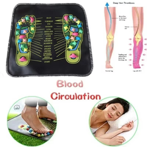 Tapis de massage des pieds en galets pour la circulation sanguine et le soulagement des douleurs corporelles – Tapis de fitness pour la santé des pieds - Product Image 6