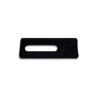 Pièces usinées CNC anodisées noires pour appareils électroniques / Boîtiers en aluminium sur mesure / Fabrication de précision