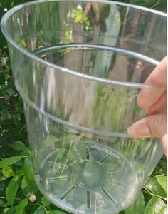 Nursery Pots with Drainage Hole, Transparent Variety Pack <b>Plastic</b> Plant Pot Seedling <b>Planter</b> Seed Flower - Product Image 2