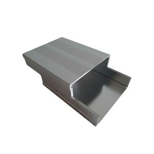 โปรไฟล์อะลูมิเนียม 120x80 มม. โลหะผสม 6063 สำหรับการระบายความร้อน ตัวเรือนไฟวอลวอชเชอร์ บริการตัดตามแบบ - Product Image 5