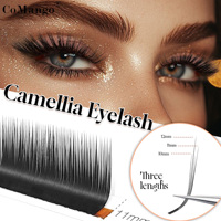 Extensions de cils CoMango Angel Lashes Camellia, cils naturels légers et doux, courbure C/D/LU/LC/LD, cils Medusa
