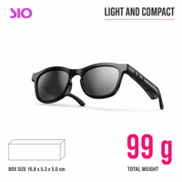 Lunettes audio intelligentes, contrôle par application, reconnaissance vocale, traduction instantanée par IA, enregistrement de réunions, lunettes de soleil