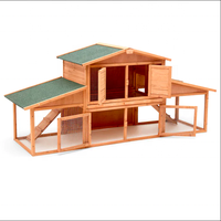 Maison pour animaux de compagnie en bois moderne, luxueuse, personnalisée, imperméable, solide, pour lapins