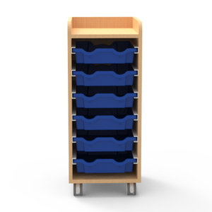 Plateau de bureau en <span class=keywords><strong>plastique</strong></span> pour jouets, <span class=keywords><strong>rangement</strong></span> d'armoire en bois pour école - Product Image 2