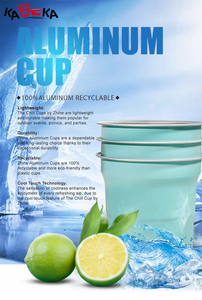 Trung Quốc bền lấy đi dùng một lần ly có thể tái chế bóng nhôm Đảng thực phẩm rượu sâm banh rượu cup với biểu tượng tùy chỉnh - Product Image 3