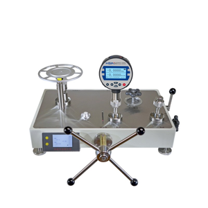 Calibrador de Pistón Hidráulico de Peso Muerto de Sobremesa HSIN-60, Probador Digital, Calibrador de Manómetros, Comparador 870psi 26Kg, 1 Año de Garantía - Product Image 3