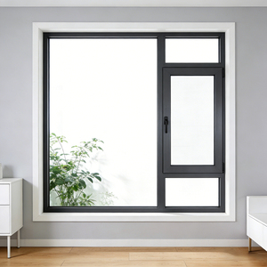 Fenêtre à battant en aluminium à double vitrage insonorisé à rupture de pont thermique, verre ultra-clair, pour maison, chambre et salon - Product Image 2