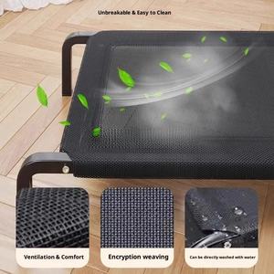 Winter Solid Carton <span class=keywords><strong>Dog</strong></span> Marching Bed Umwelt freundliche feuchtigkeit beständige abnehmbare wasch bare Mesh Fabric Pet Floor Kennel für große kleine - Product Image 3