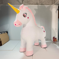 Quantité minimale de commande 1 pièces 2m/2.6m gonflable licorne cheval mascotte Costume gonflable Costumes licorne pour adultes utilisé mascotte Costumes à vendre