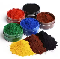 Poudre de pigment d'oxyde de fer écologique - Pigments pour cuir haute performance et agent colorant industriel