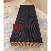 Coussin de refroidissement en nid d'abeille lavable à revêtement noir pour serre, pour élevage de volailles et poulaillers, direct usine