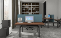 Bureau debout OMNI avec système anti-collision, bureau électrique à double moteur pour position assise-debout, bureau intelligent avec mémoire de position prédéfinie