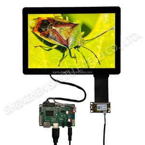 10.1 inch IPS điện dung đa màn hình cảm ứng <span class=keywords><strong>TFT</strong></span> LCD màn hình hiển thị 1280x800 LVDS quang ngoại quan USB Bảng điều chỉnh G + G LCD module - Product Image 1