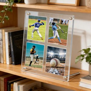 Boîte de rangement et de présentation multifonctionnelle en acrylique transparent avec fermeture à bouton pour cartes de collection - Product Image 5