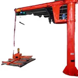 Hot sale 500kg jib crane price with vacuum lifter for laser cutting machine