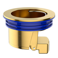 Nouveau filtre universel en cuivre pour tuyau d'évacuation des toilettes, anti-odeurs, anti-nuisibles, anti-refoulement, couvercle de siphon de sol en laiton