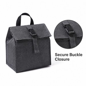 Sac isotherme personnalisé en polyester imperméable avec logo, maintien au froid pour le bureau, les pique-niques et les repas - Product Image 4
