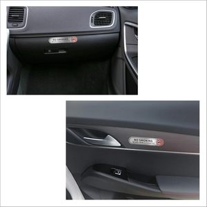 Pegatina de Vinilo Ovalada de PVC Autoadhesiva para Coche, con Impresión Digital y Acabado Mate, Reutilizable, con Aviso de No Fumar - Product Image 4