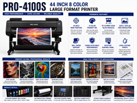 Imprimante jet d'encre pigmentée grand format PRO-4100S 44 pouces 8 couleurs pour affiches, signalétique, photos et impression graphique